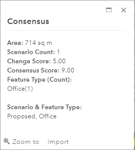 Consensus pop-up