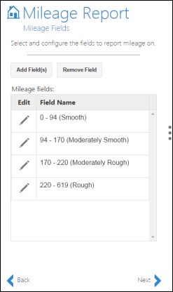 Range value fields added